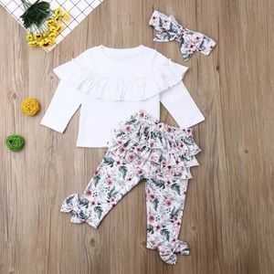 Beautiful 3-piece Girls Outfit Floral